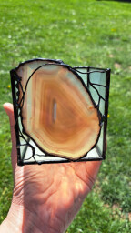 Achátový svícen Strom