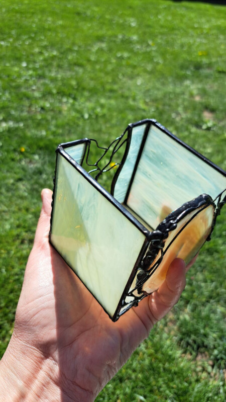 Achátový svícen Strom