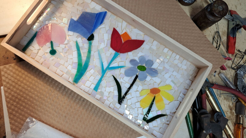 Workshop relaxační skleněné mozaiky