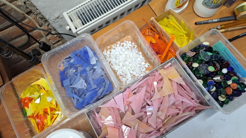 Workshop relaxační skleněné mozaiky