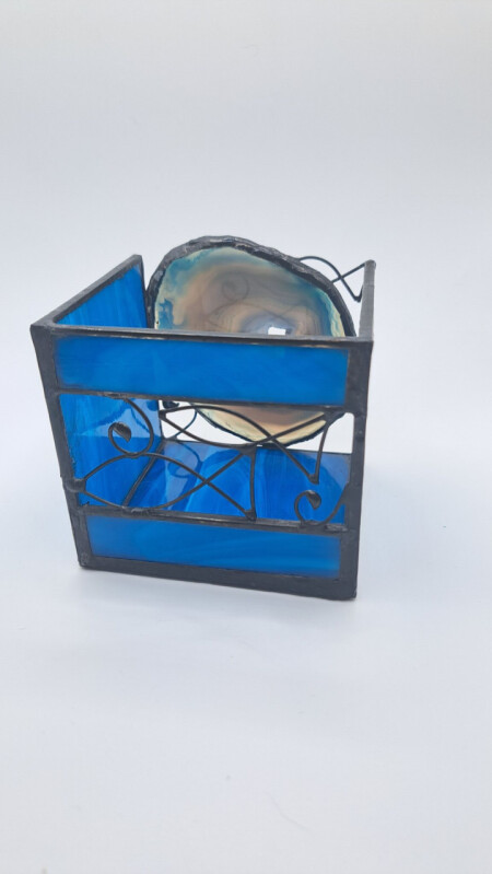 Achátový svícen Rybičky