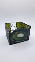 Achátový svícen Ještěrka