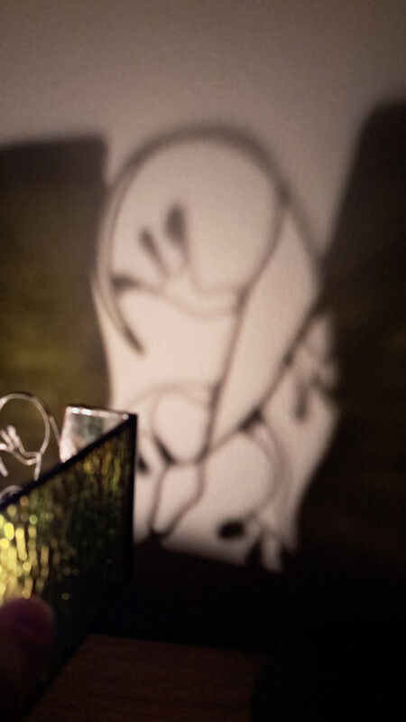 Achátový svícen Ještěrka