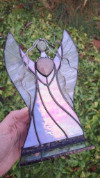 Modrý anděl s růženínem