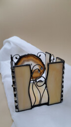 Svícen s achátem Romantika