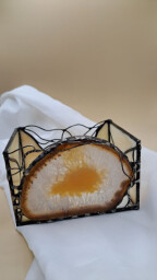 Achátový svícen Propletené stromy