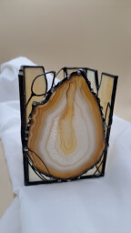 Achátový svícen Tulipán